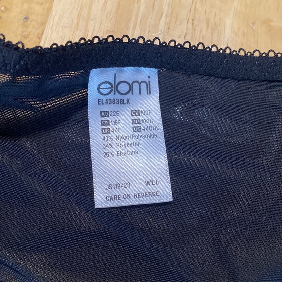 Elomi bra #EL4383blk - Picture 5 of 7